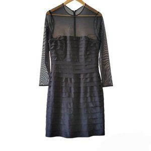 Ralph Lauren Mesh Mini Black Dress Size 10.